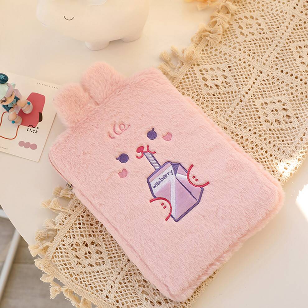 Plush Rabbit Laptop Sleeve Tablet Case Pink