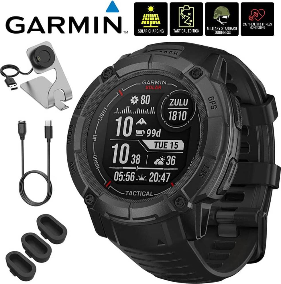 Garmin instinct solar Garmin Instinct 2X Solar Rugged GPS Smartwatch