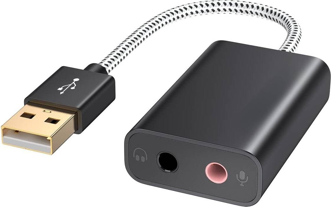 Usb audio adapter Audio Adapter External Sound Card USB
