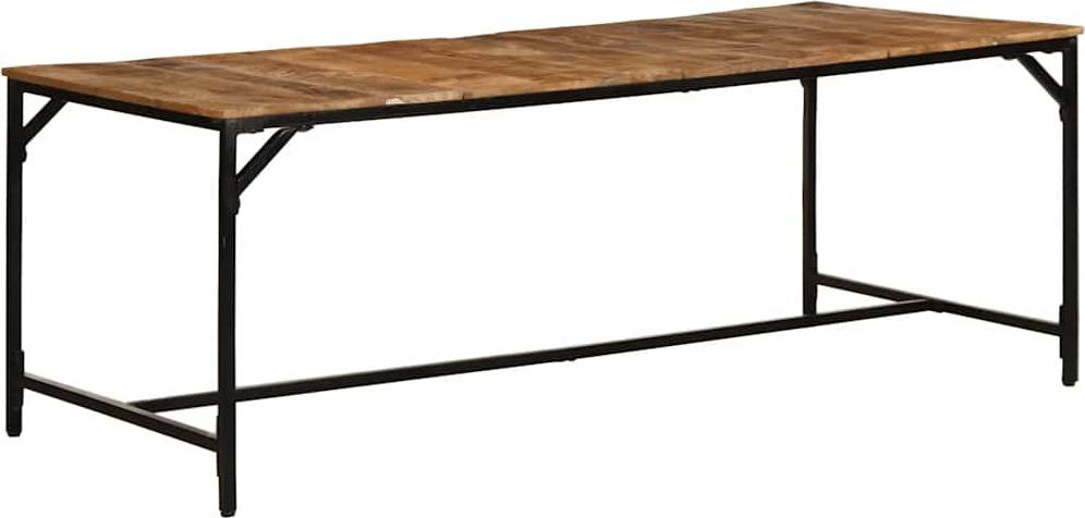 vidaXL Solid Wood Rough Mango Dining Table