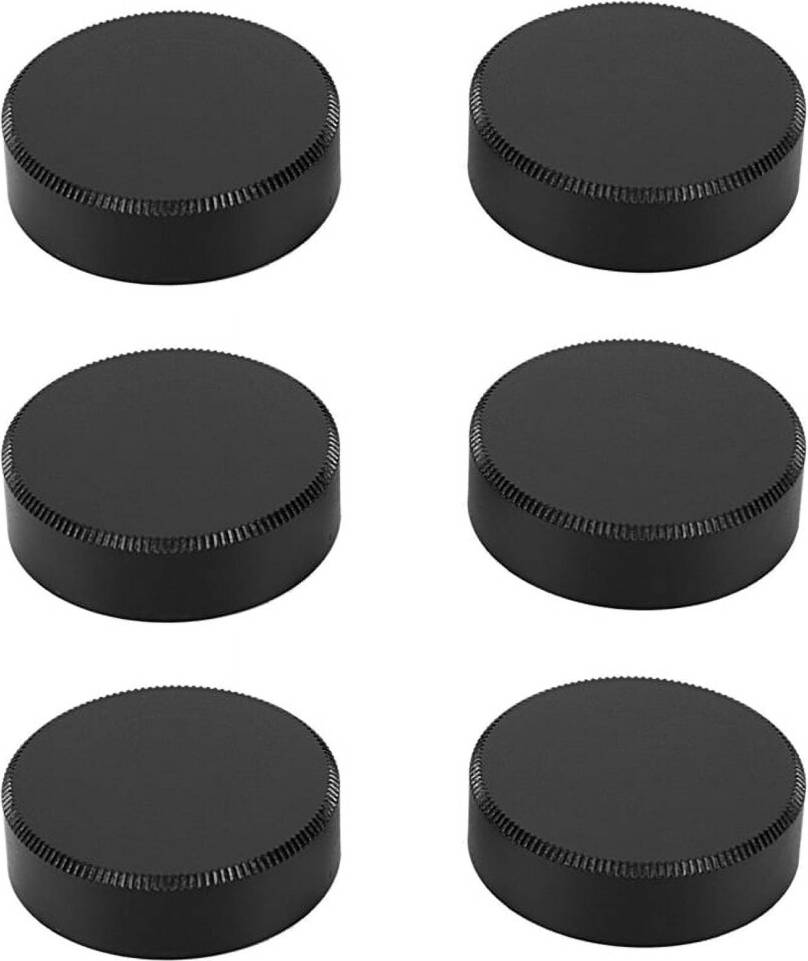 6Pcs Metal C Mount Cover Rear Lens Cap