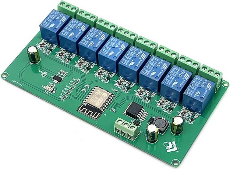 Torribaly 8 Channel ESP8266 Wireless WiFi Relay Module