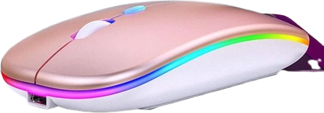 Home Collection 2.4GHz Wireless Optical USB Rechargeable RGB Mouse