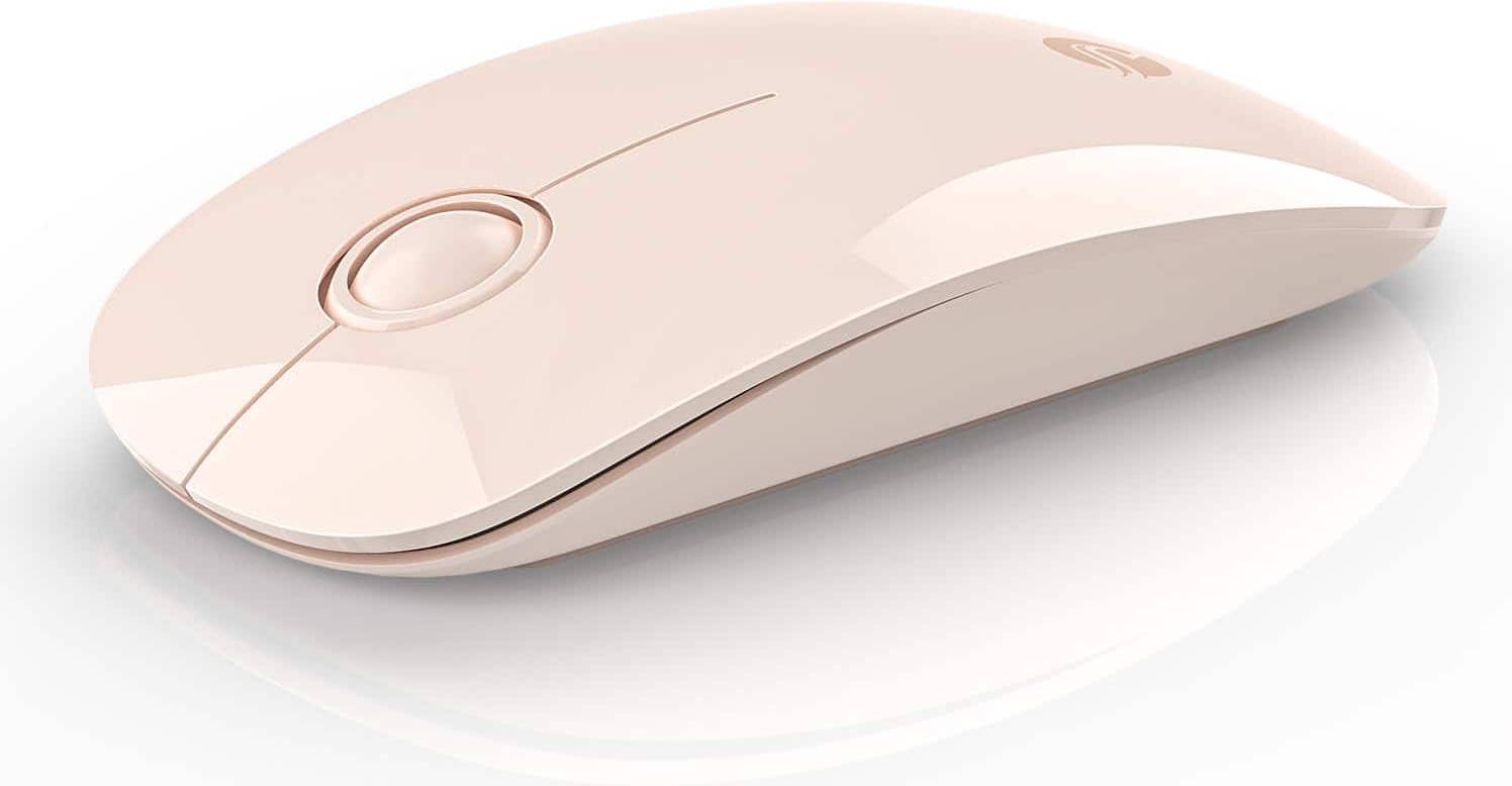 Slim Dual Mode Computer Mouse Pink