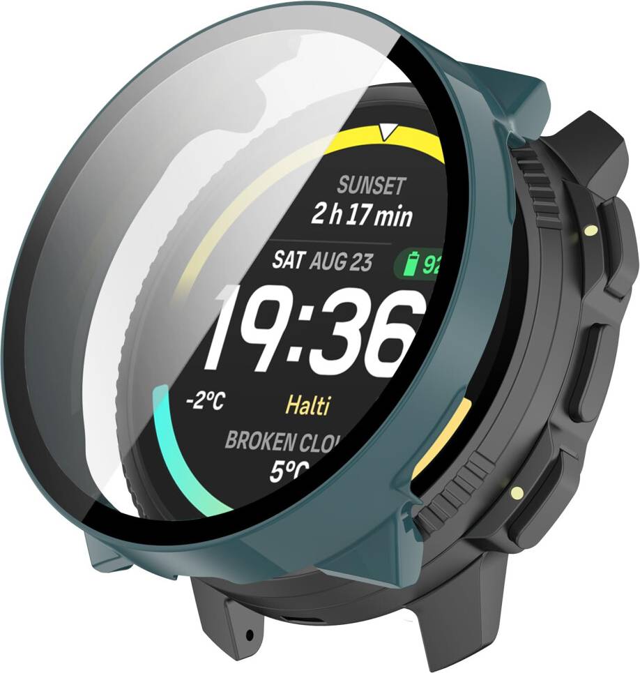 Screen Protector Watch Case Tempered Glass Shockproof Edge Design
