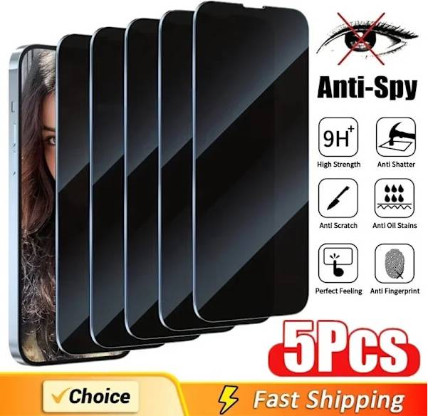 5pcs Full Cover Privacy Screen Protector