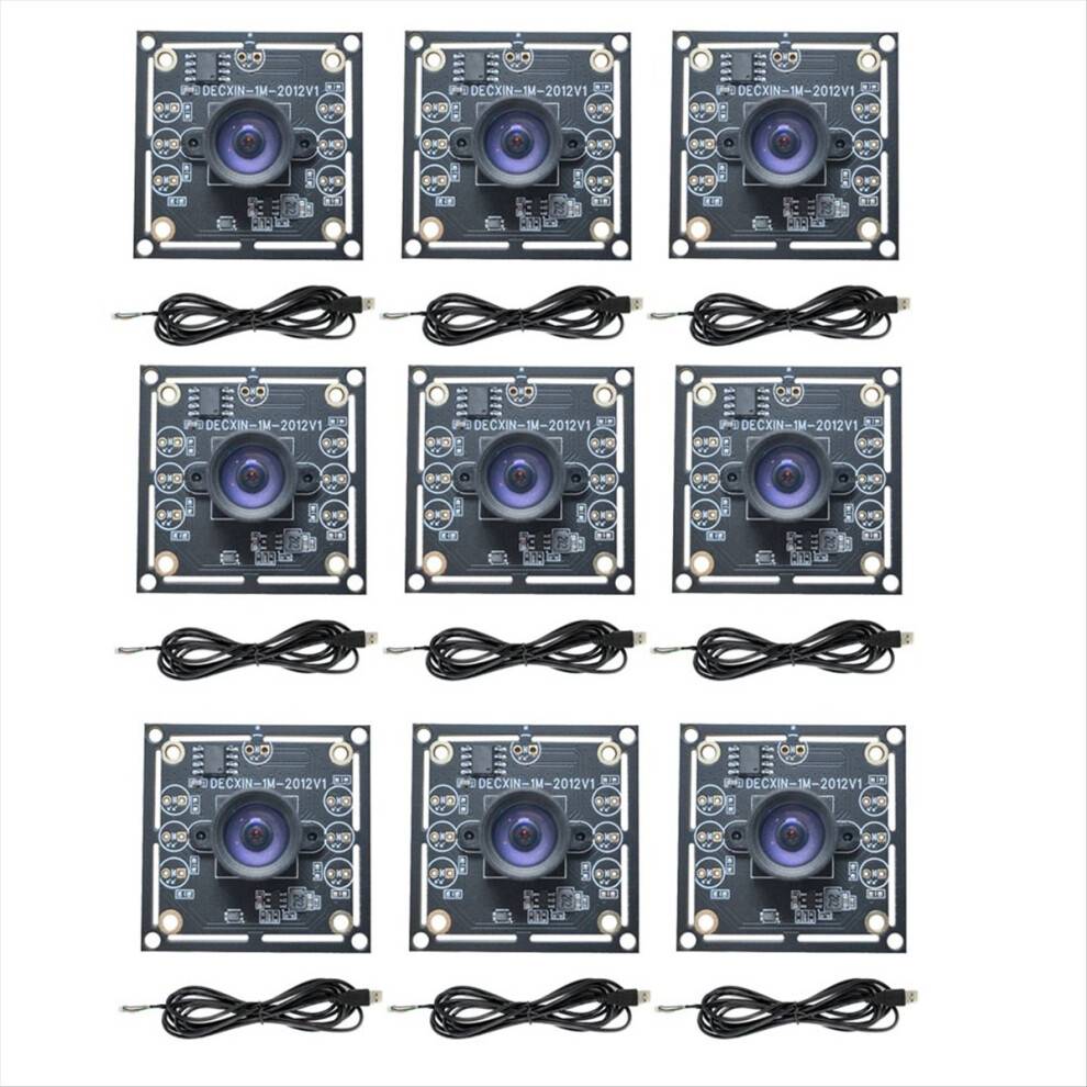 Exogio 9PCS 100 Degree Camera Module 1MP OV9732