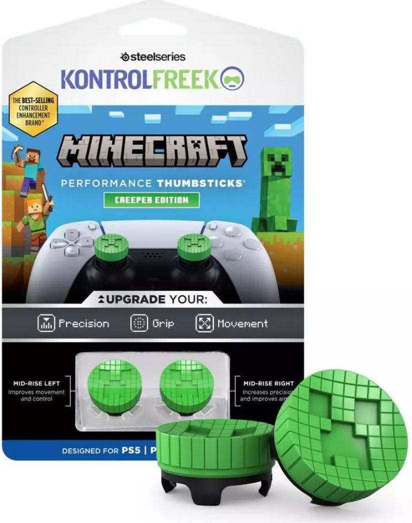 Thumbstick SteelSeries Minecraft Creeper PS5 Kit