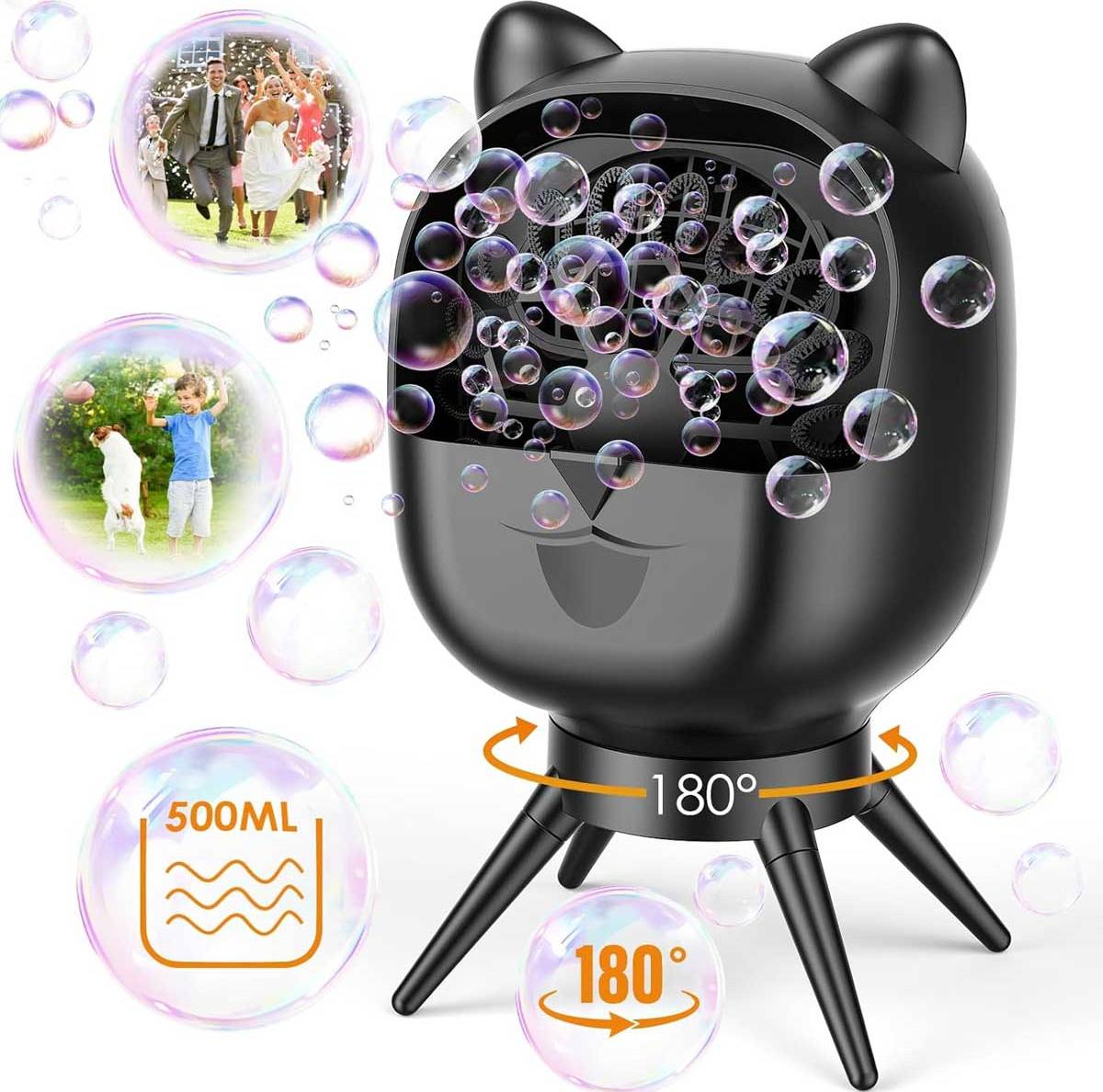 Party bubble machine Rechargeable Bubble Machine 500ml Large Capacity