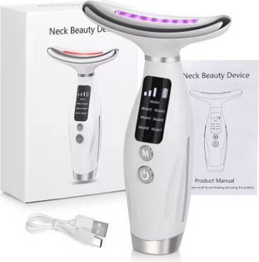 7-Color LED Face Neck Massager