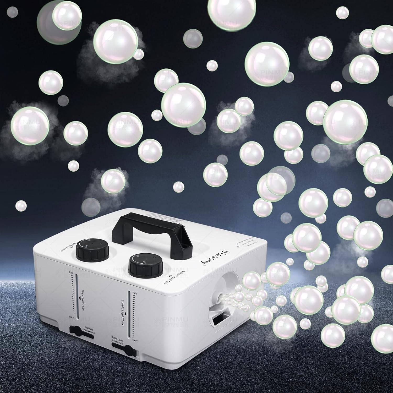 Party bubble machine 2Pack 3 In 1 Standing Bubble Machine