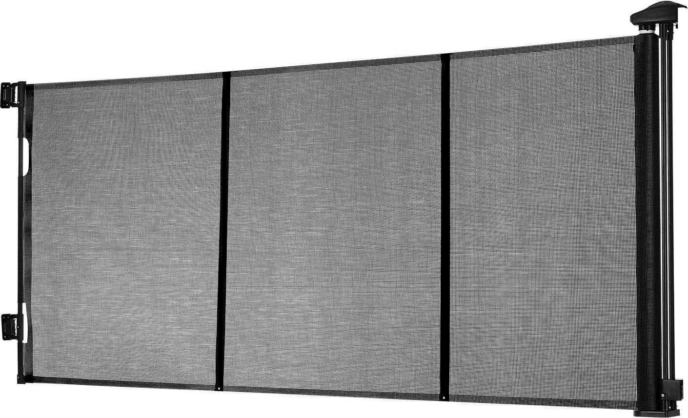 Retractable baby gate VEVOR Retractable Baby Gate Extends 122 Inch