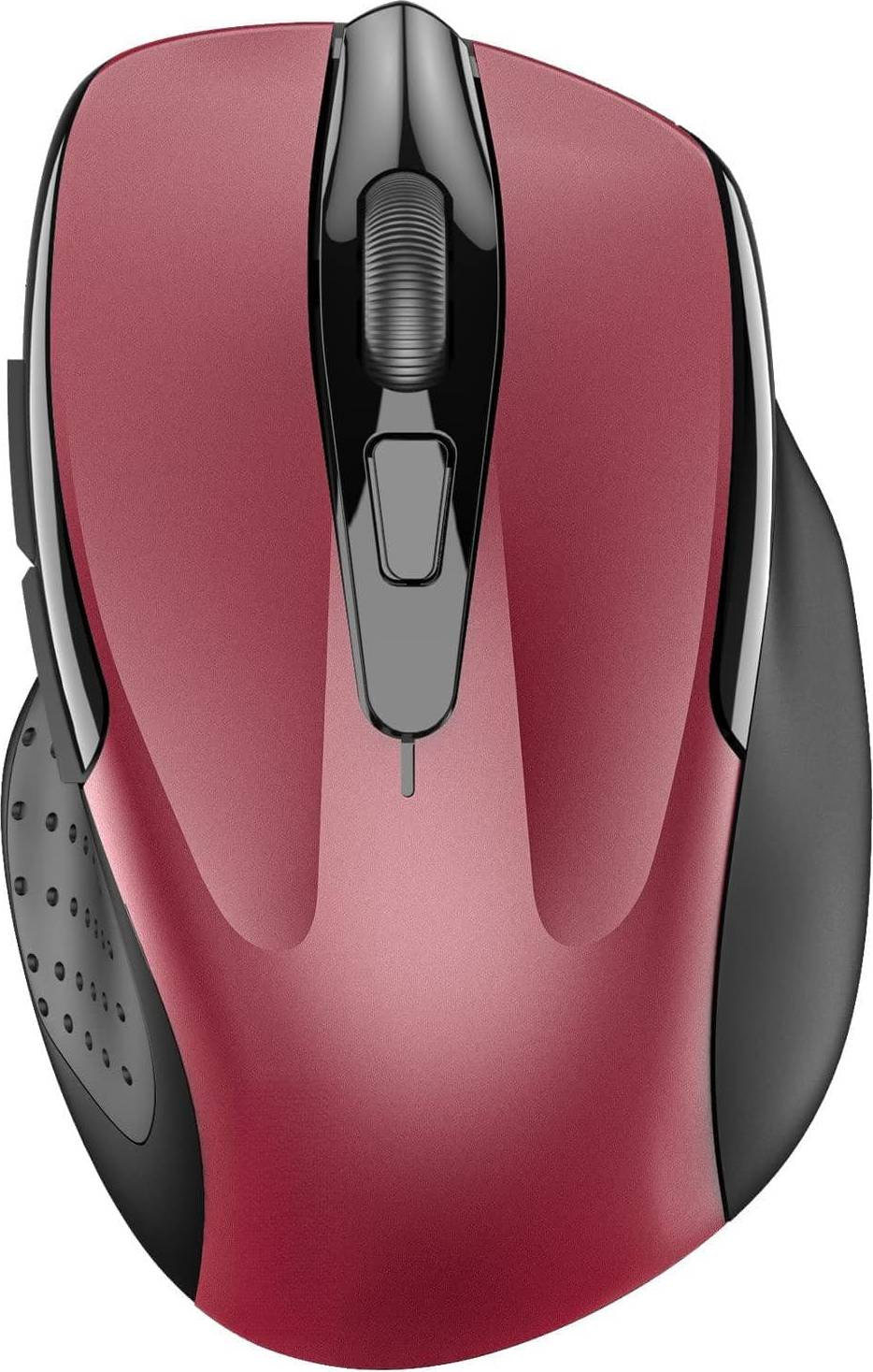 Silent Wired Computer Mouse - Red