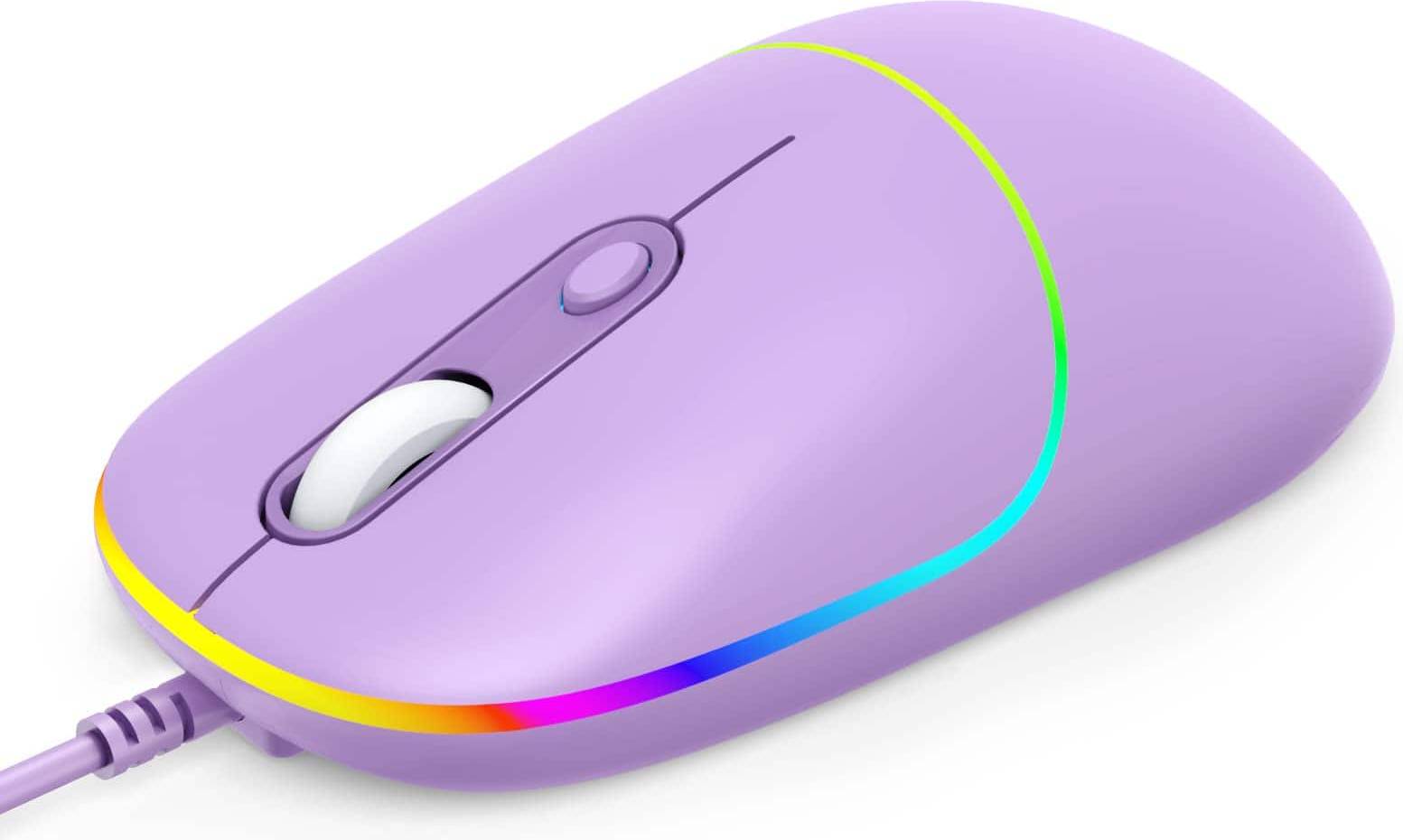 Gaming Mouse Computer Rgb Backlit Adjustable