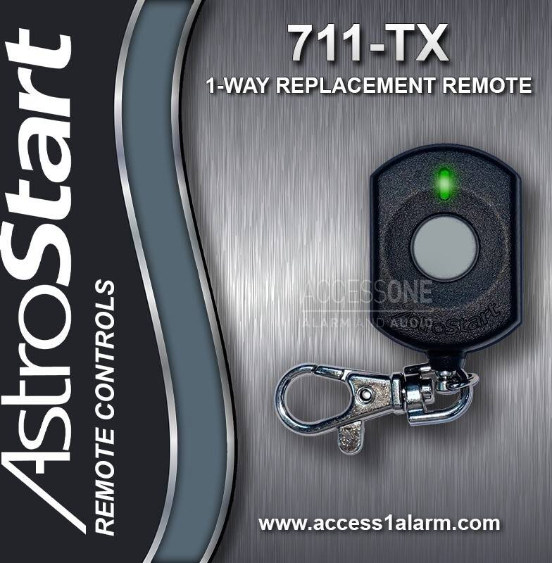 Astrostart 711-TX 1-Way 1-Button Remote Control