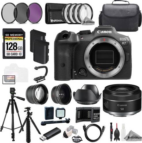 50mm rf Canon Eos R7 RF 50mm F1.8 Stm Lens Kit