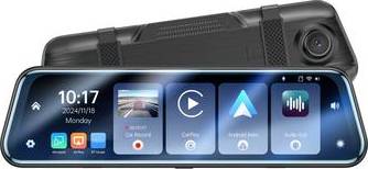 Yesido KM24 CarPlay Android Auto Streaming Rearview Mirror Dash Cam