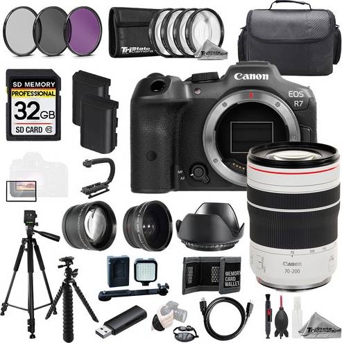 Canon camera and lens kit Canon Eos R7 RF 70-200mm F4 L Lens Kit