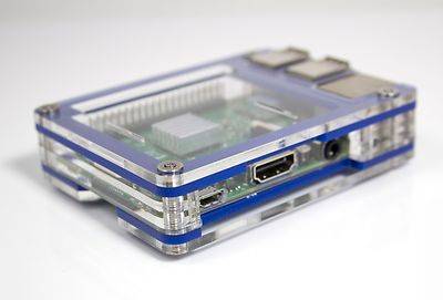 Zebra Case For Raspberry Pi3b 3 2 B 2b True Blue