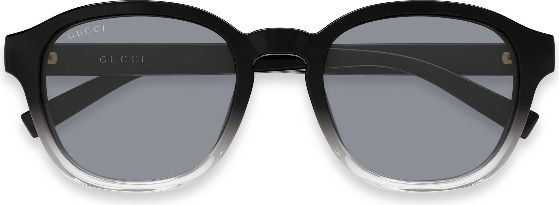 Gucci GG2109SK 003 Solbriller Injiceret Sort Grå Rund
