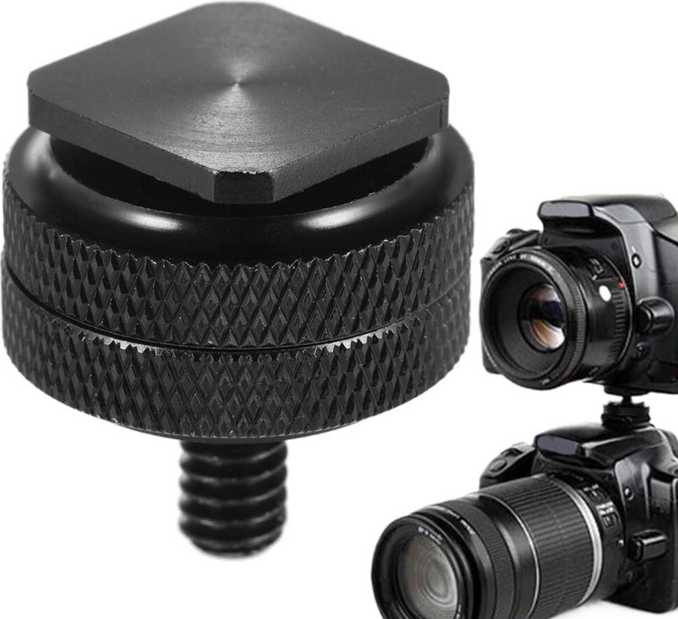 Double 1/4-Inch Screw Action Camera Connector