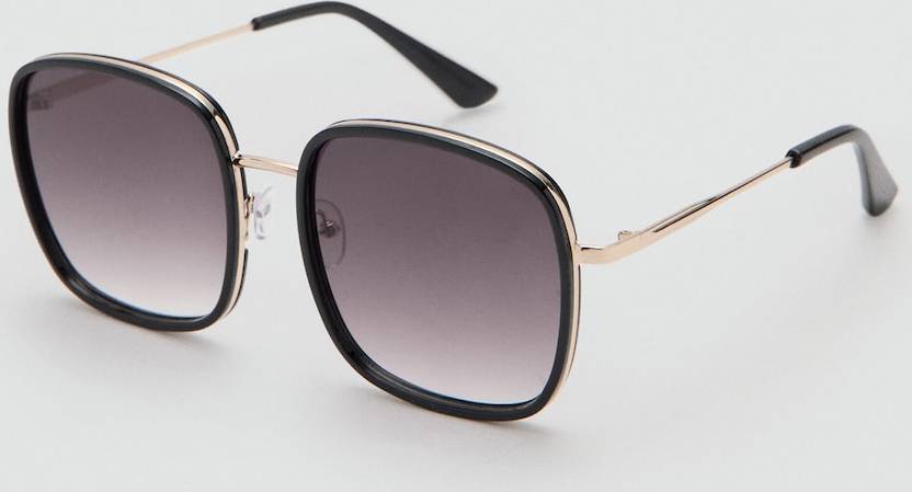 Mango Oversized Solbriller - Sorte