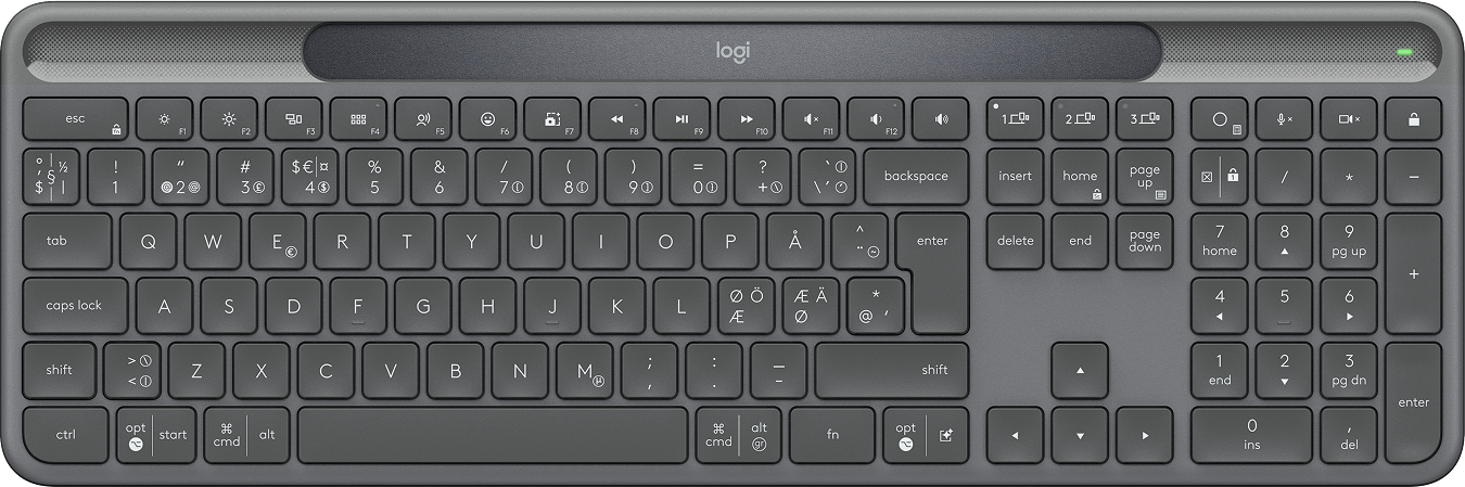 Logitech Signature K980 Solar Wireless Graphite