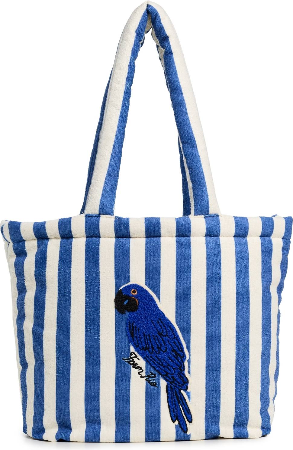 Farm Rio Parrot Stripe Tote - Multi