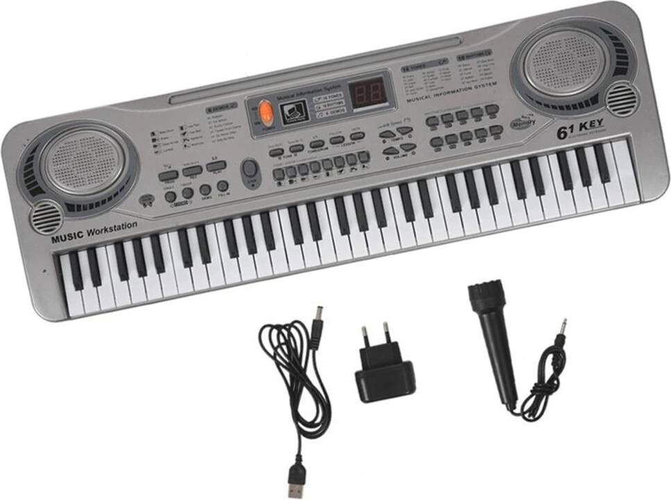 61 Key Keyboard Piano with LED Display