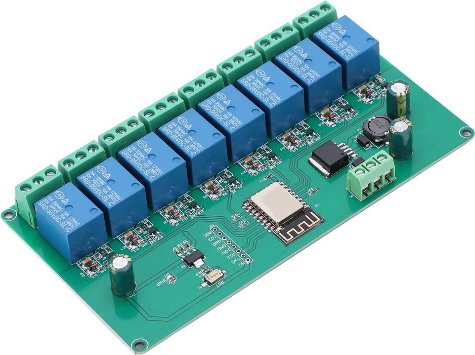 ESP8266 WiFi 8-Channel Relay Module