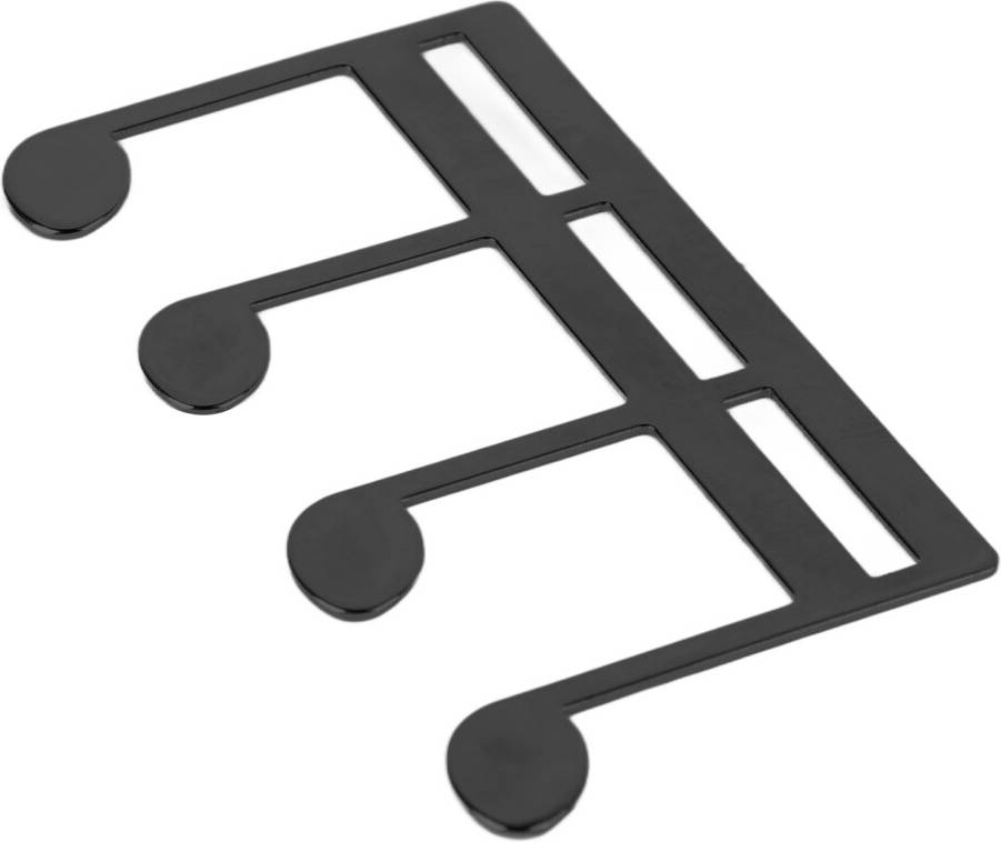 Metal Note Pattern Music Clip Page Holder