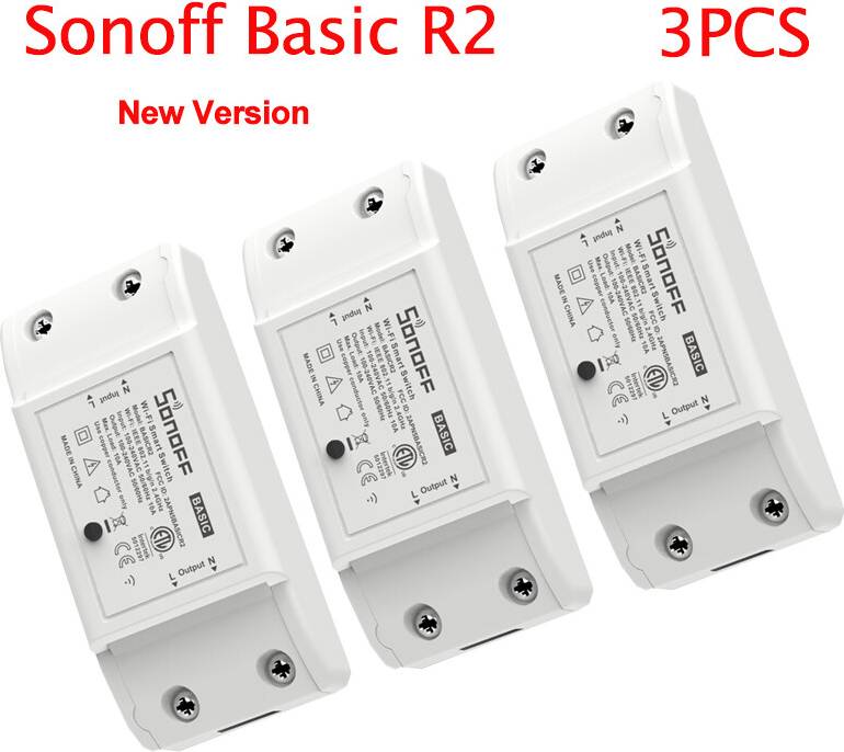 Sonoff Basic R2 Wifi Smart Switch 3pcs