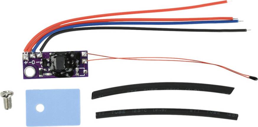 PC Fan Controller Automatic Speed Adjust Temperature Probe 5V