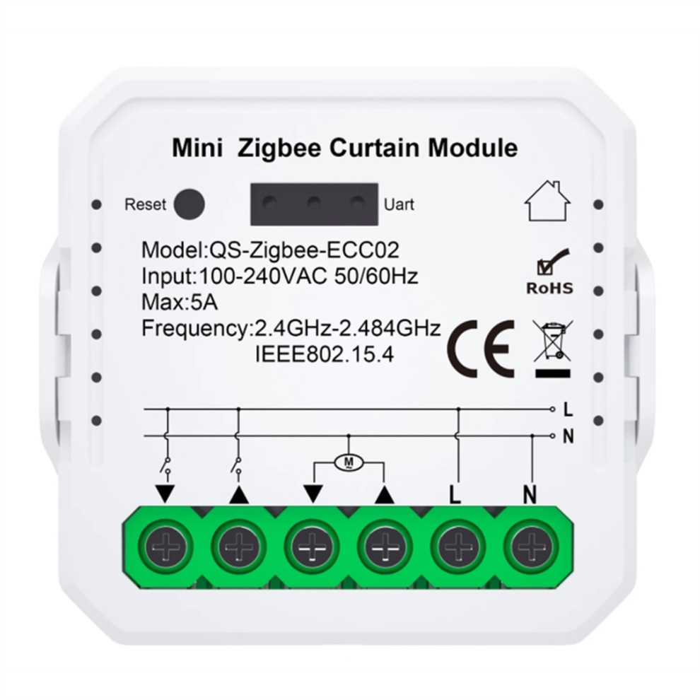 Tuya ZigBee Curtain Module