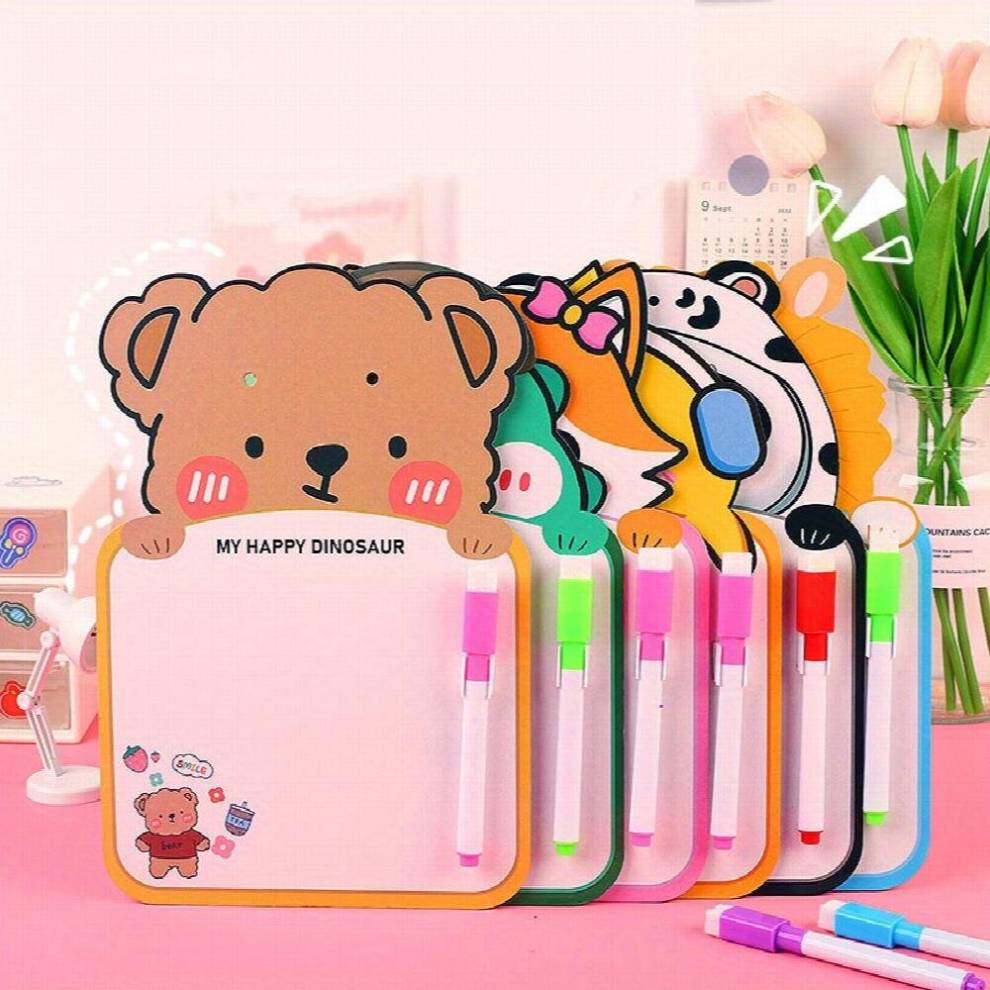 2pcs Cartoon Erasable Drawing Board