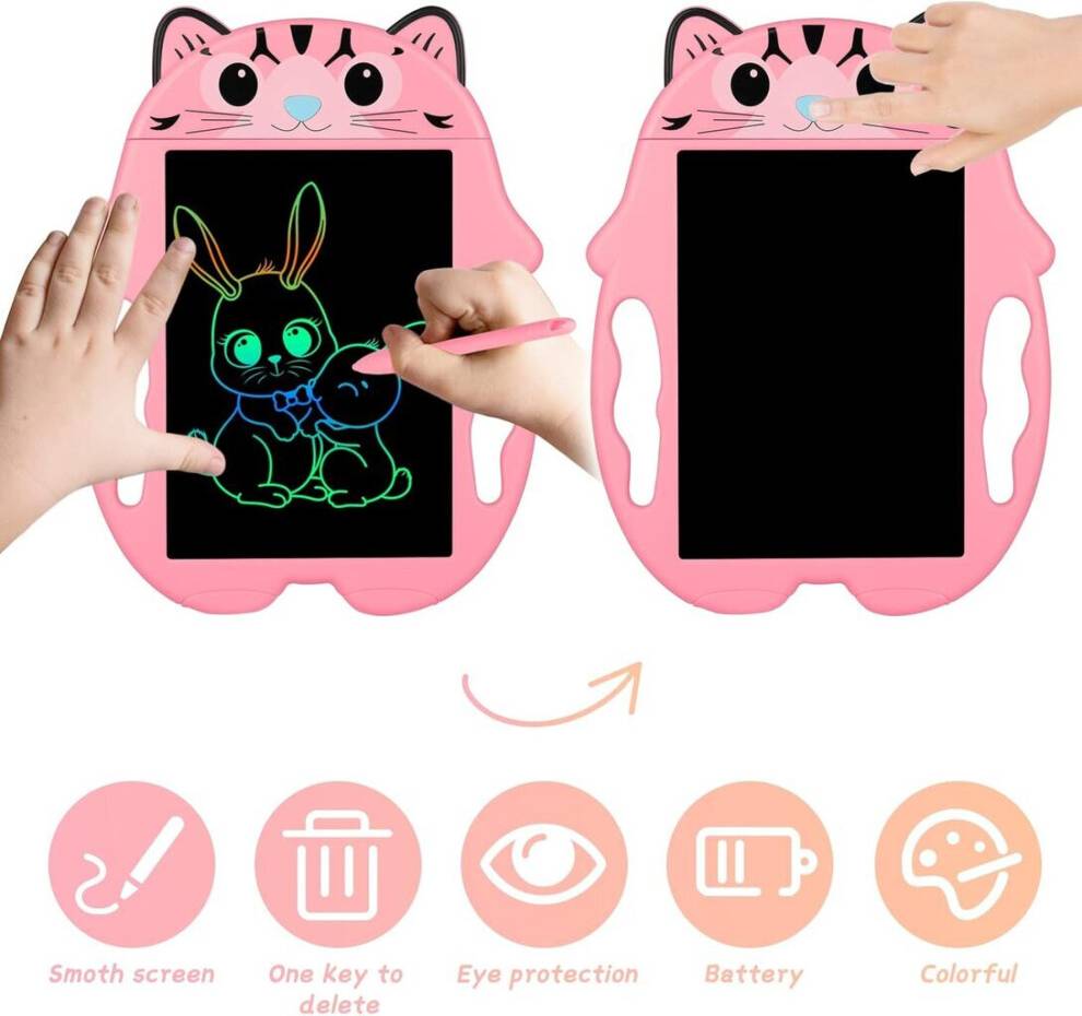 Colorful LCD Writing Tablet Pink