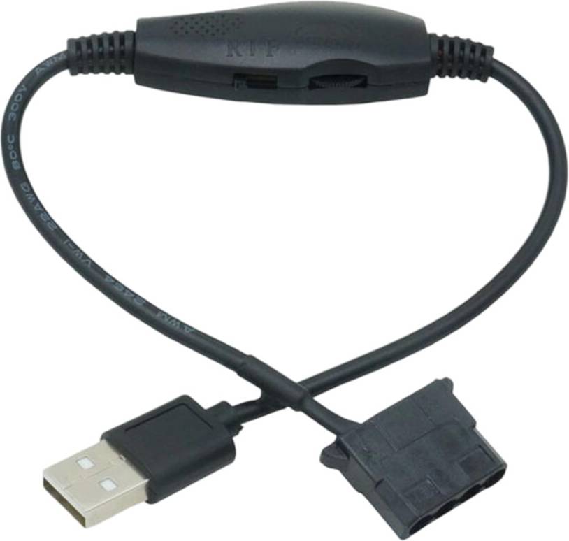 Case Fan Adapter USB 3Pin 4Pin PWM Connector
