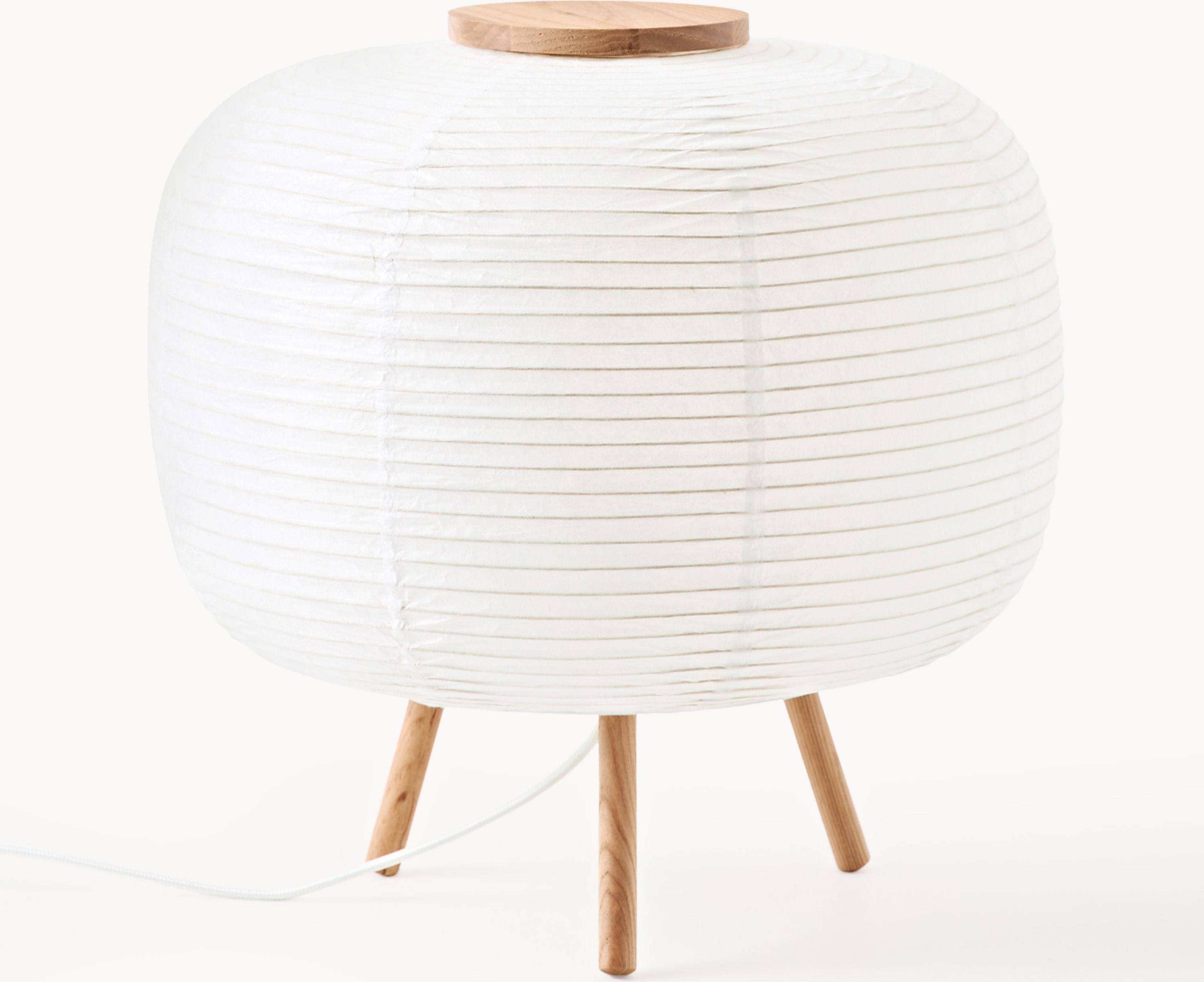 Westwing Collection Rispapir Design Misaki Bordlampe