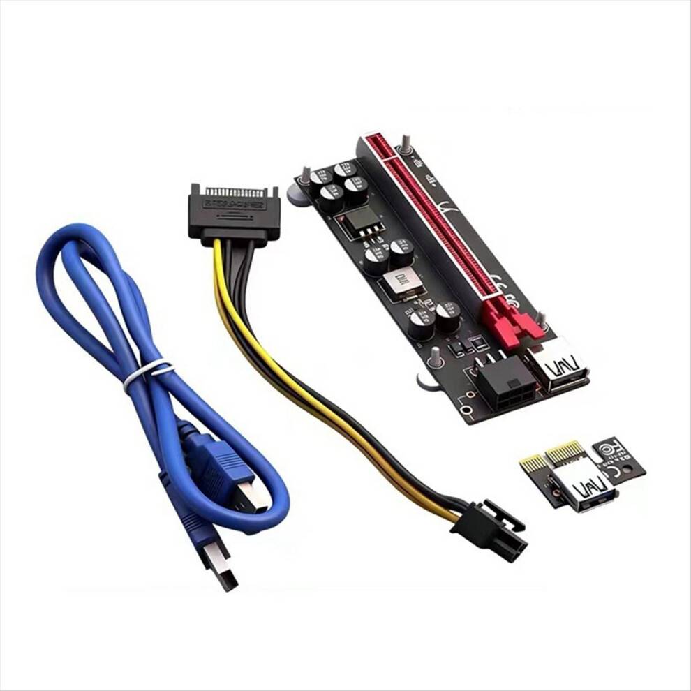 PCI-E Riser Graphics Card Adapter PCI-E X1 to X16