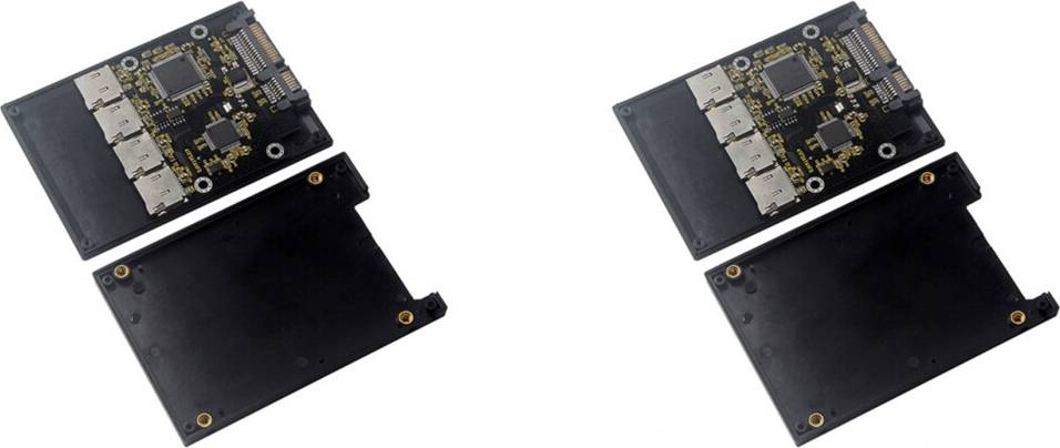 2.5 Inch 4 TF SATA Adapter Card
