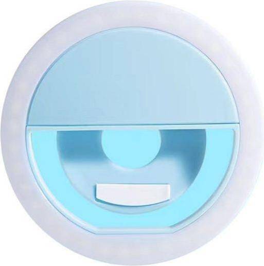 RK12 LED Selfie Ringlys Blå