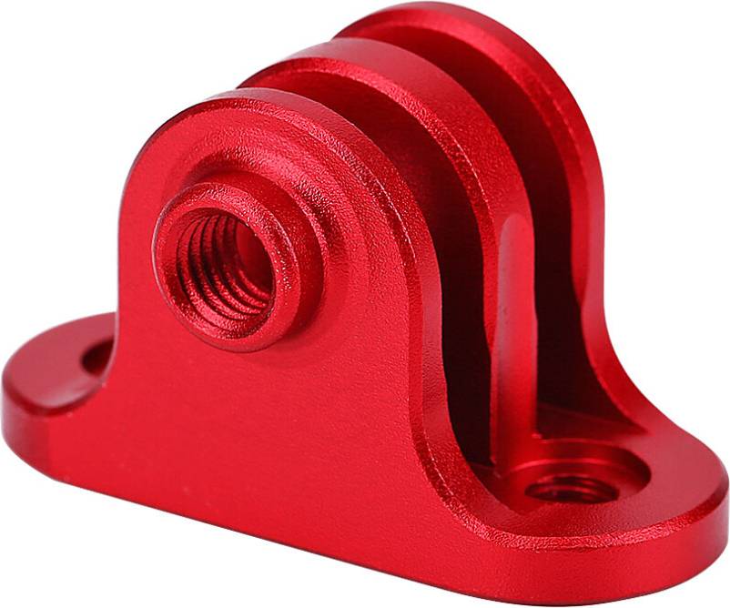 Metal Bracket GoPro Camera Red Bicycle Adapter