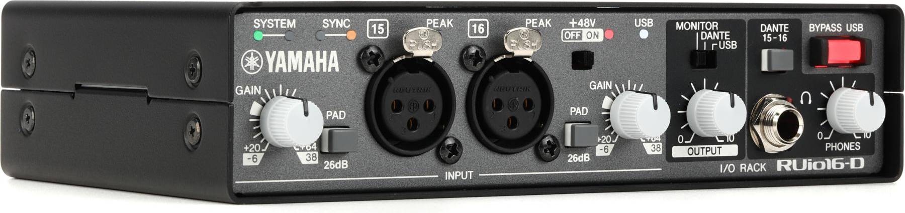 Usb audio interface Yamaha RUio16-D Dante USB Audio Interface
