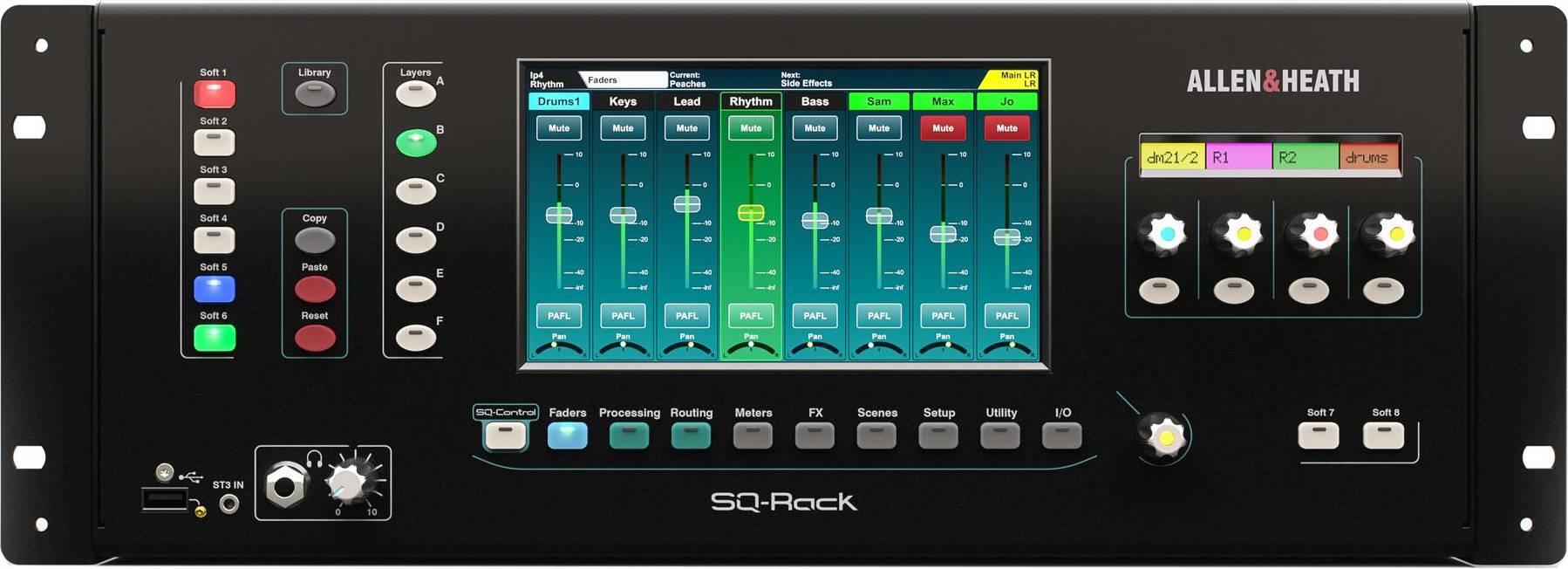 Allen & Heath SQ-Rack Digital Rackmount Mixer