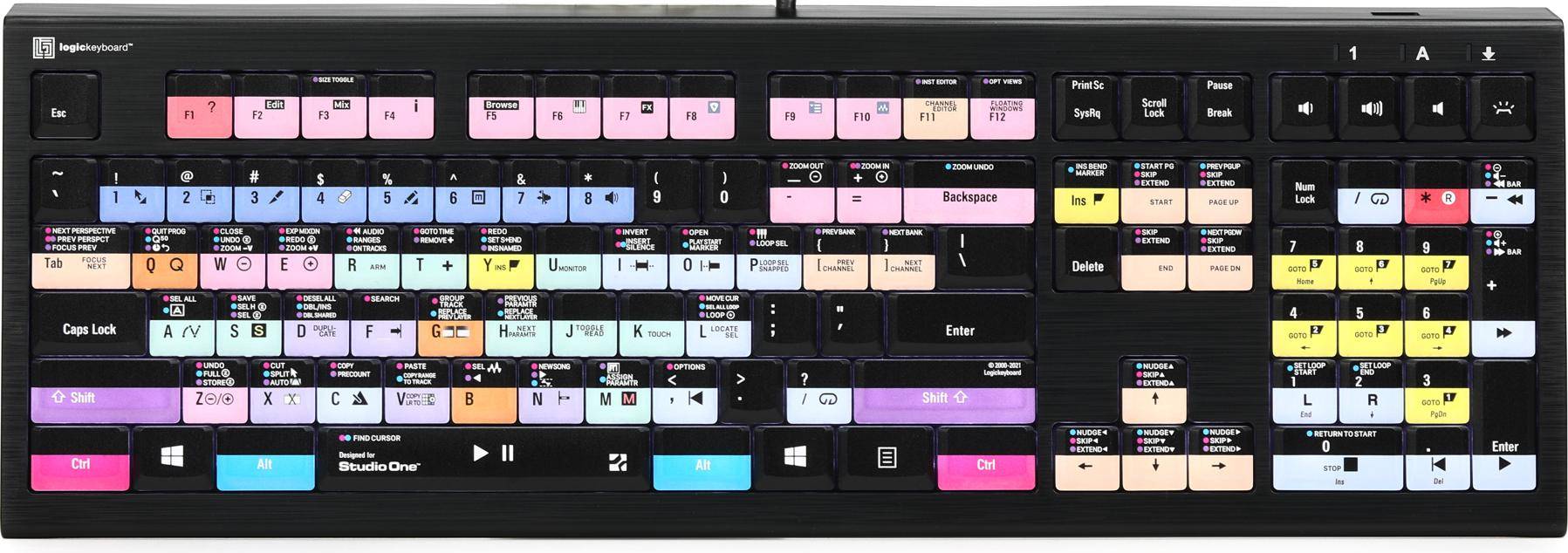 Presonus studio LogicKeyboard ASTRA2 Backlit Keyboard PreSonus Studio One