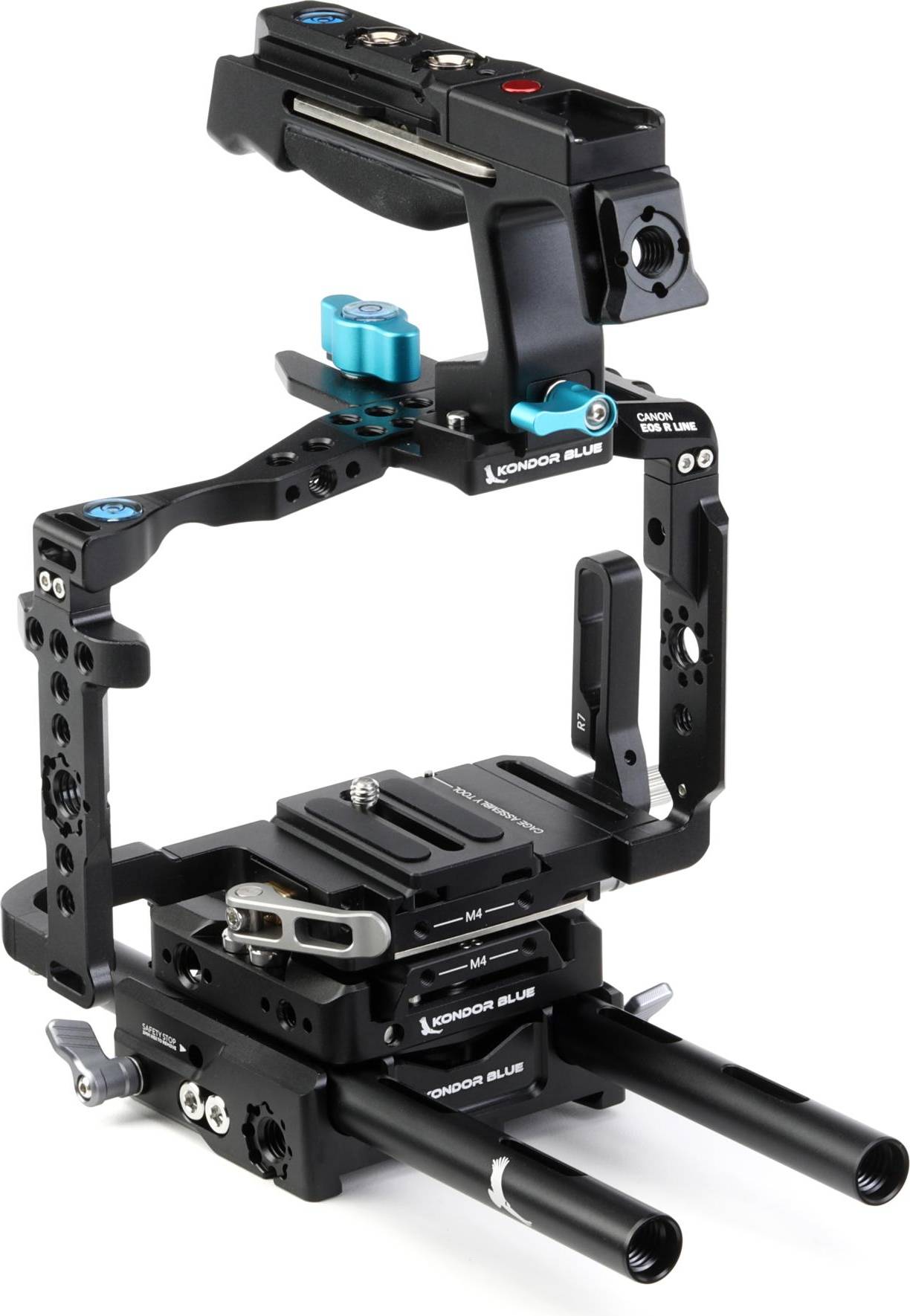 Blue Canon R7 Arca Base Rig MKII