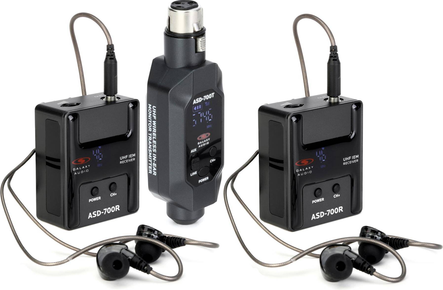 ASD-700 Digital UHF Wireless In-ear Monitoring System