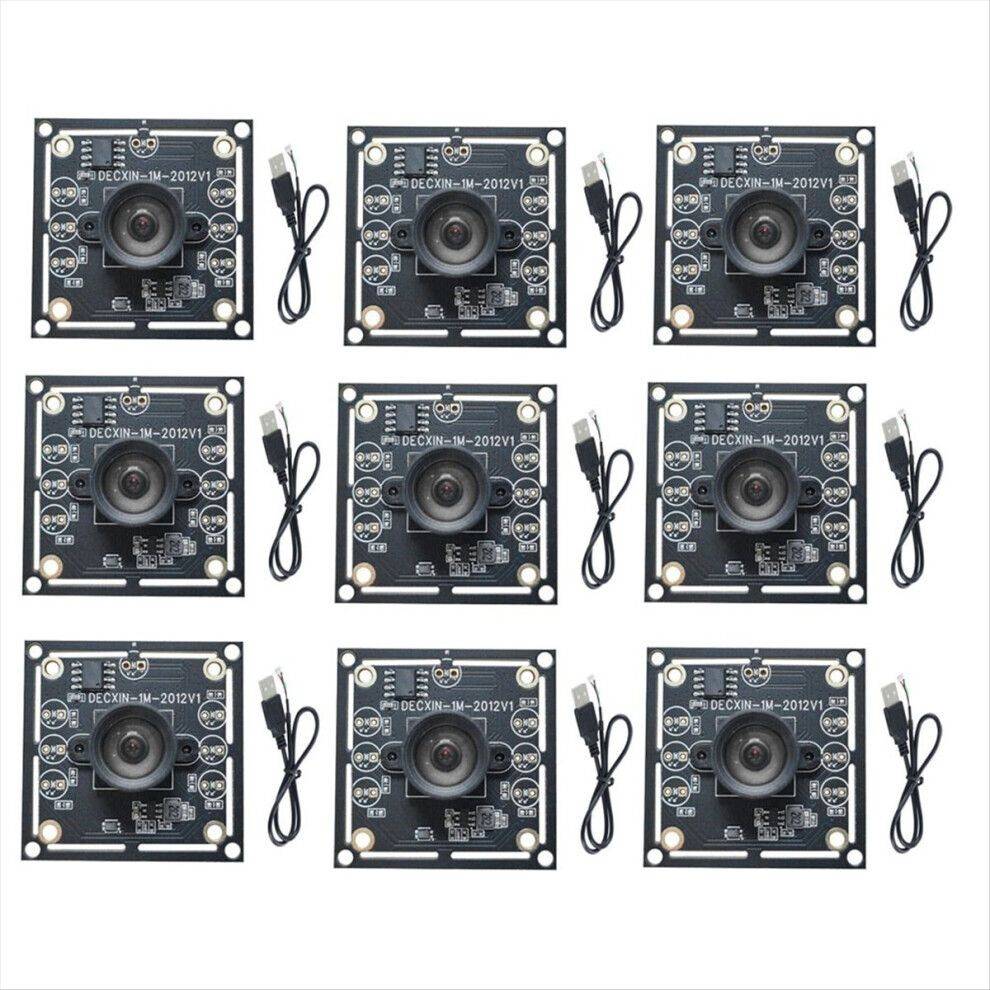 Torribaly 9PCS 100 Degree Camera Module 1MP OV9732