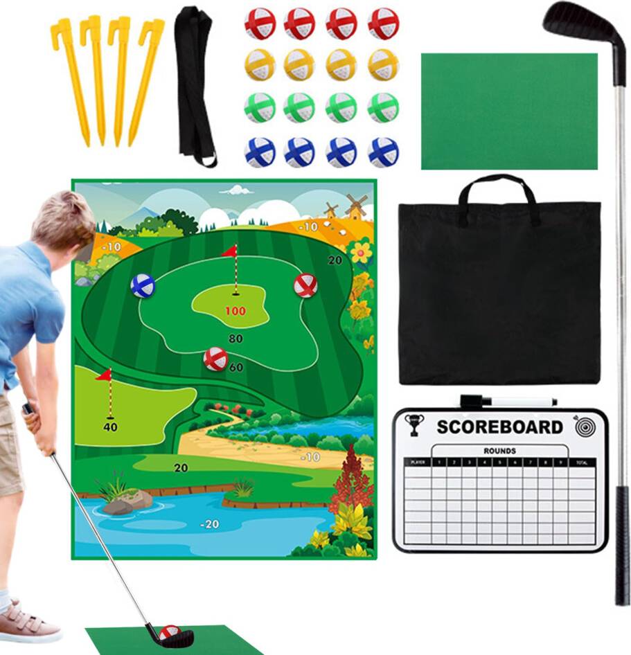 Interactive Adhesive Golf Chipping Game Set