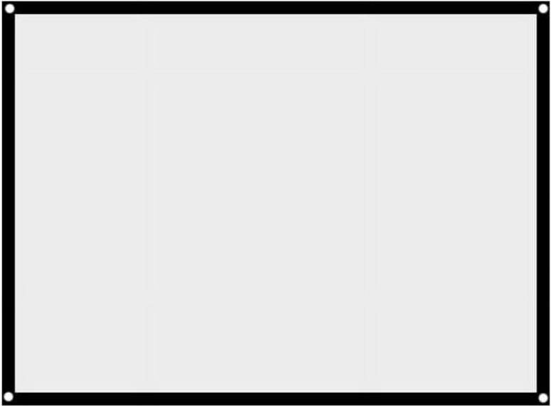 Projector screen 120 Pretty Comy Portable Projector Screen 120 Inch